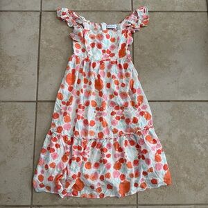 Petal & Pup ruffled midi summer dress size 6
